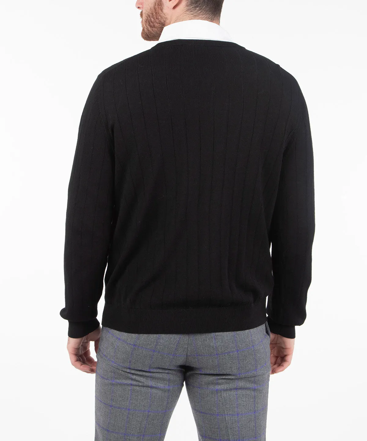 Signature Merino V-neck Pullover Sweater