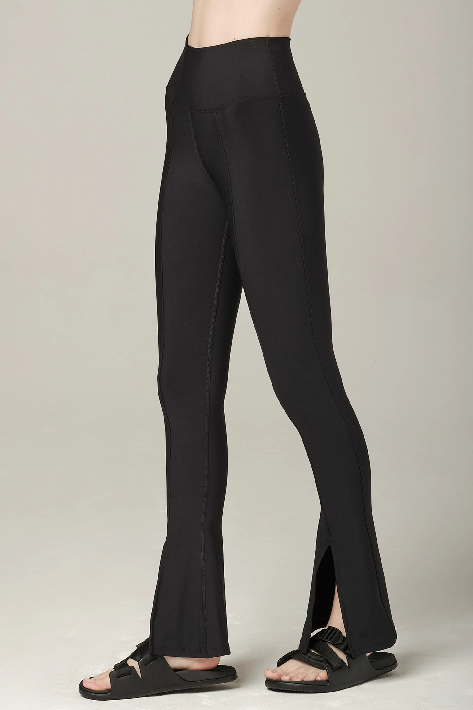 Slit Smart Black-S Pants (FINAL SALE)