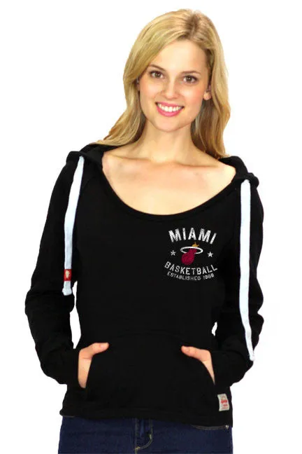 Sportiqe Miami HEAT Ladies Port Hoodie