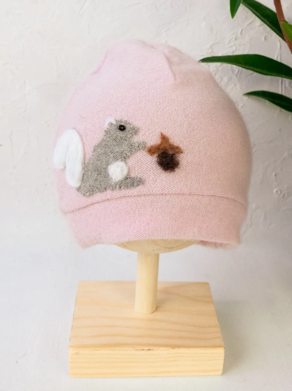 Squirrel Cashmere Hat - Baby