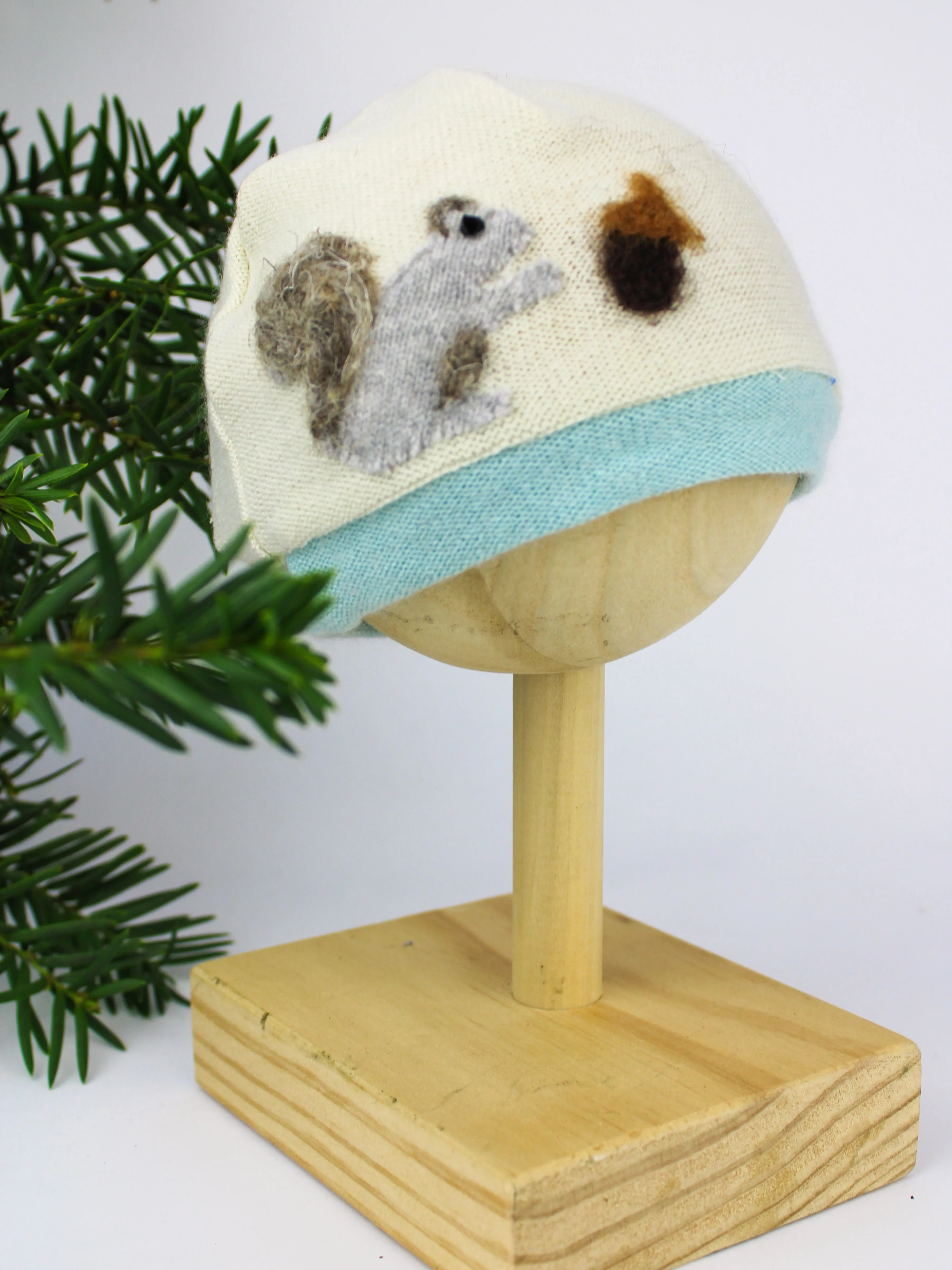 Squirrel Cashmere Hat - Baby