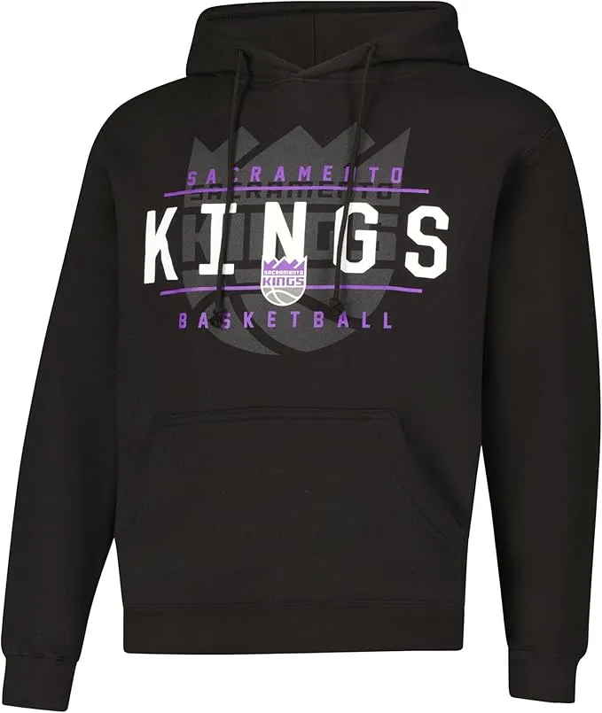 Ultra Game NBA Official Youth Standard Super Soft Get Right Hoodie Sweatshirt, Sacramento Kings, Black|Sacramento Kings