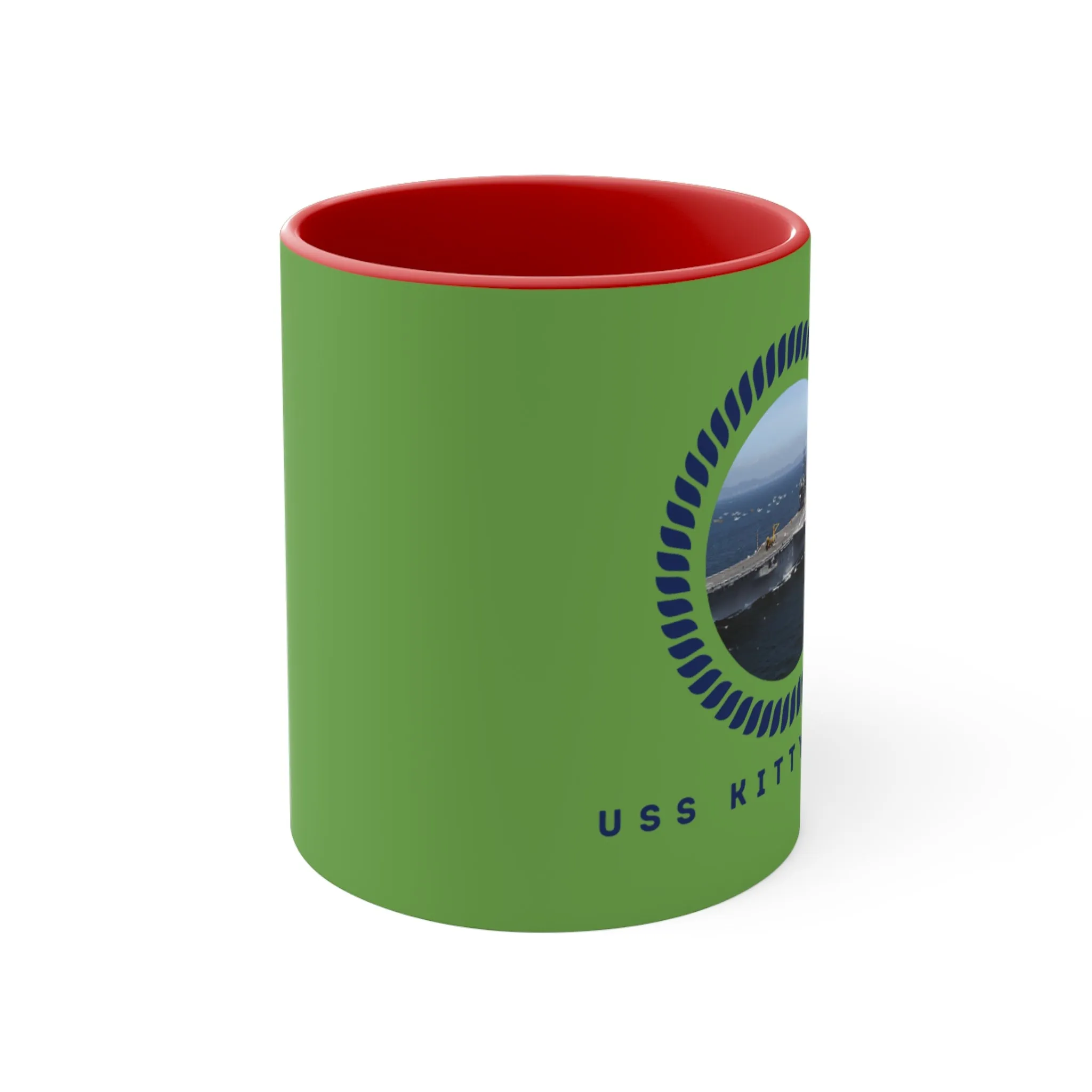 USS Kitty Hawk (CV-63) United States Ships POD Accent Coffee Mug, 11oz