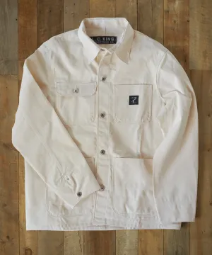 White Drill Chore Coat