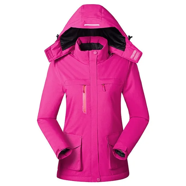 Women Winter Intelligent Heating Jacket USB Charging Women Heated Coat