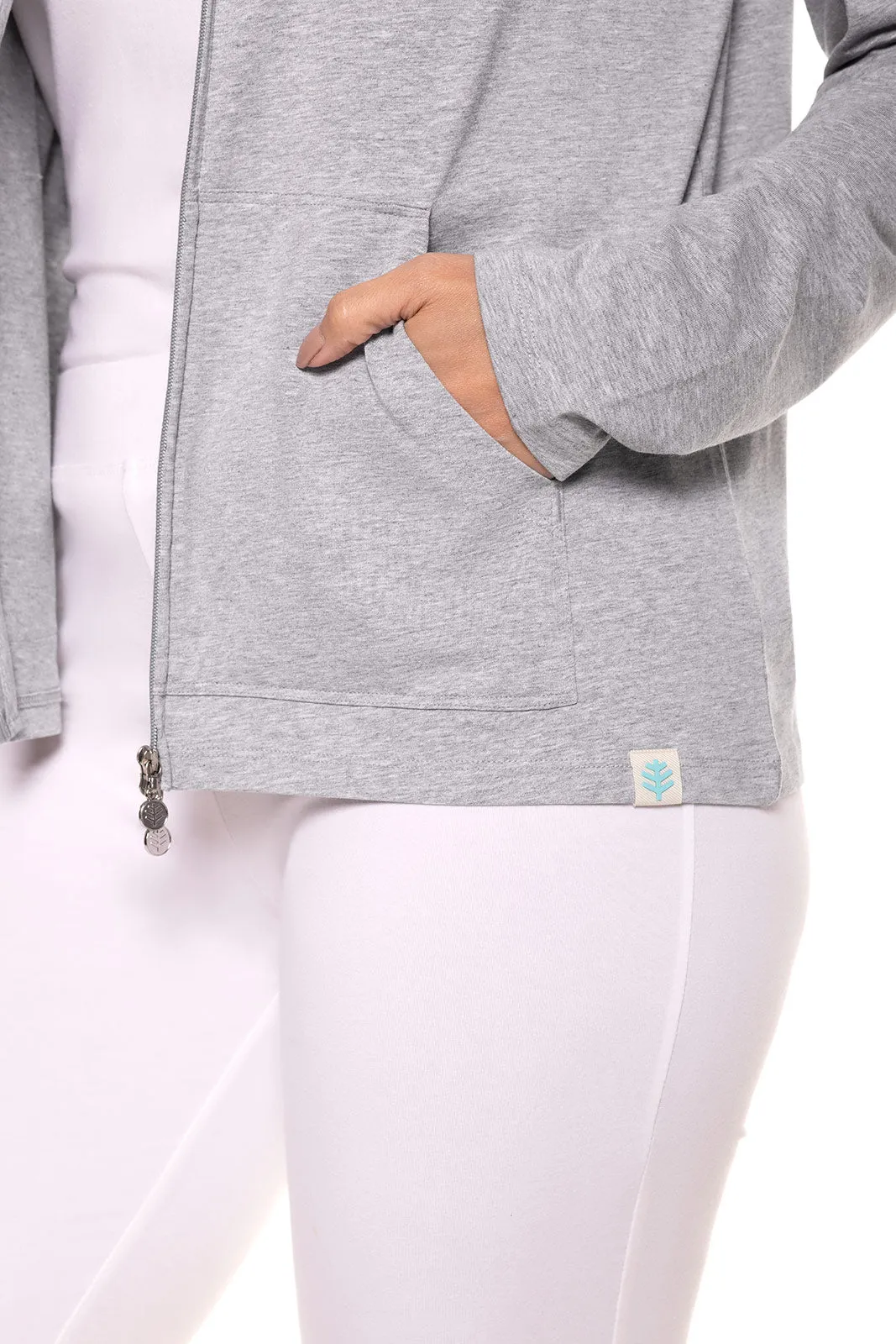 Women's Seaside Hoodie | Grey Heather