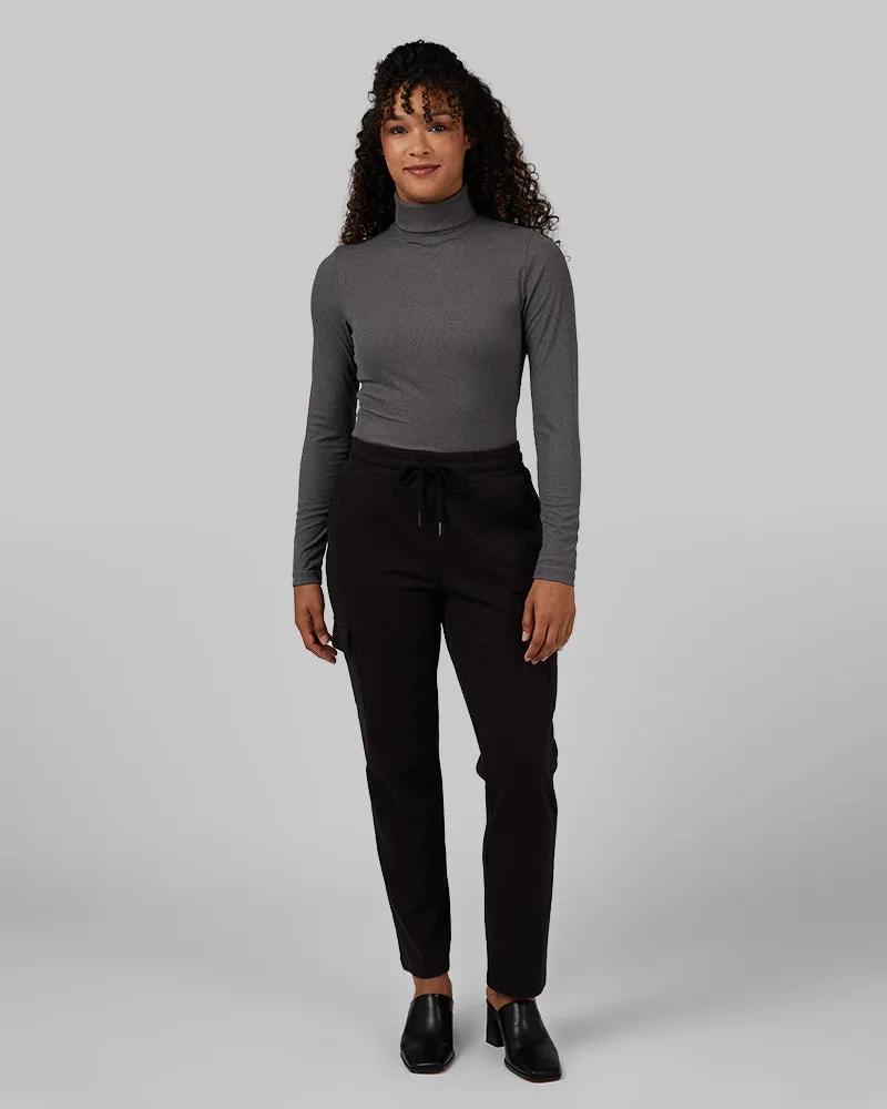 WOMEN'S SOFT RIB TURTLENECK