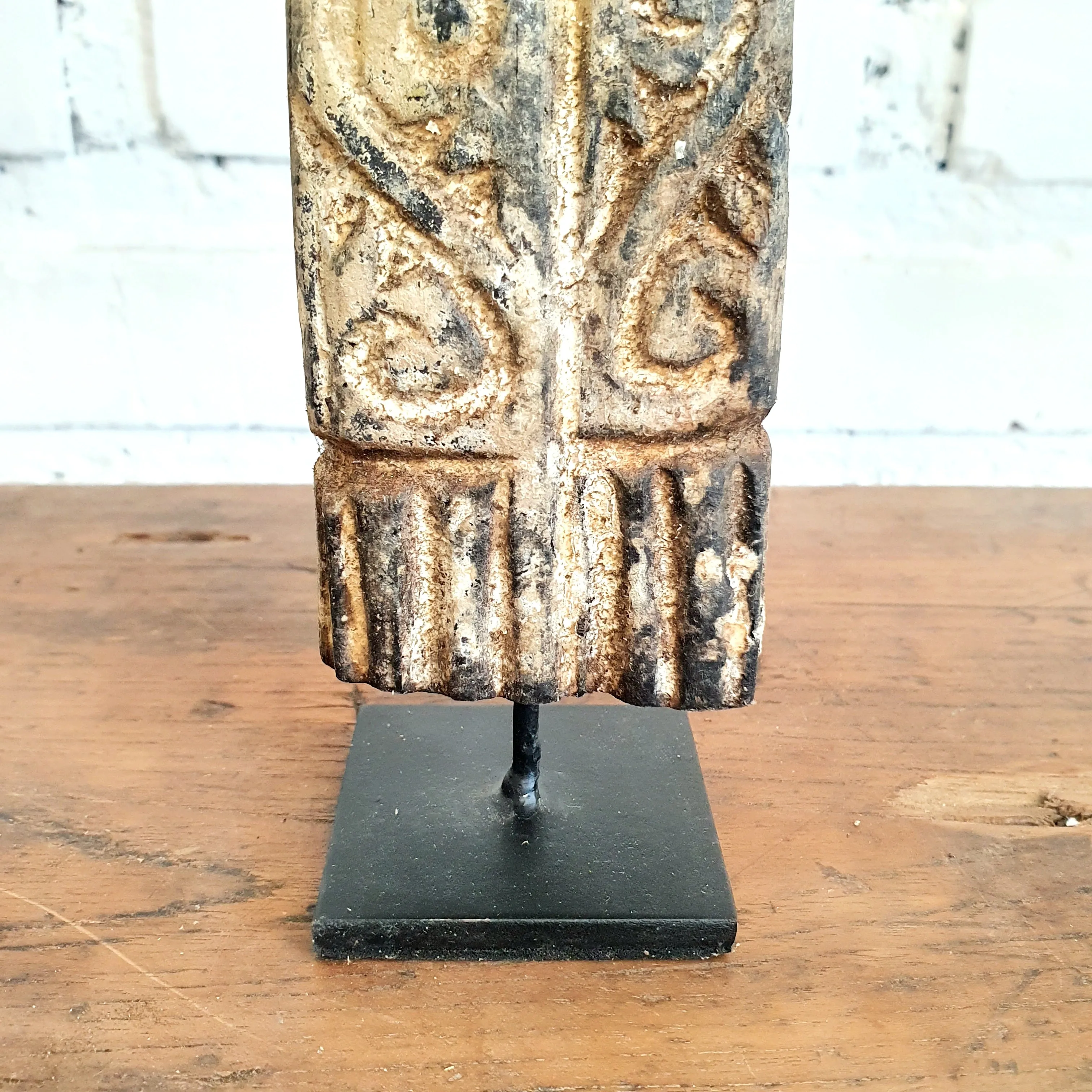 Wooden Tribal Statue With Stand