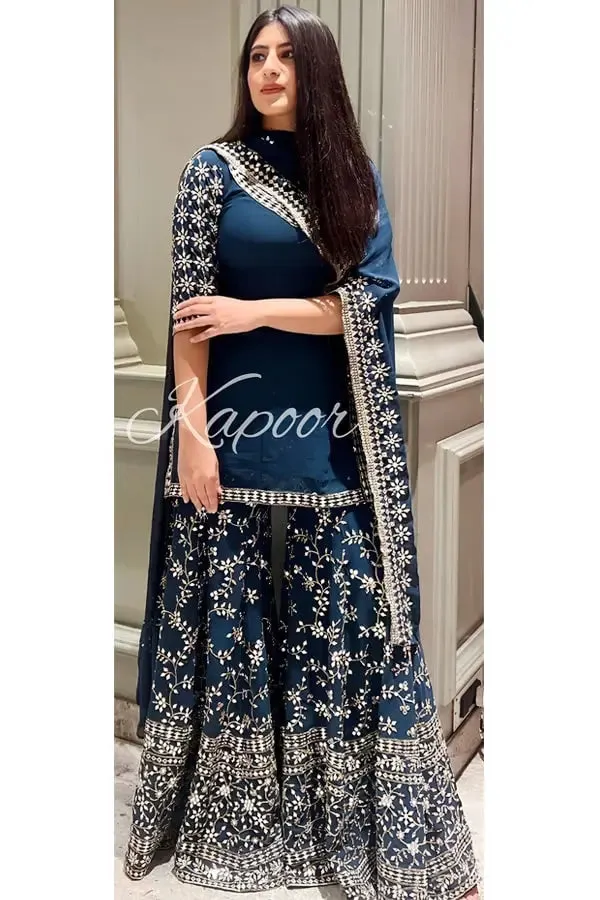 Yankita Kapoor Sharara Dress for Engagement