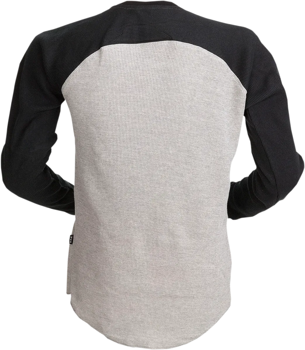 Z1R Waffle Long-Sleeve Shirt - Gray - XL 2840-0152